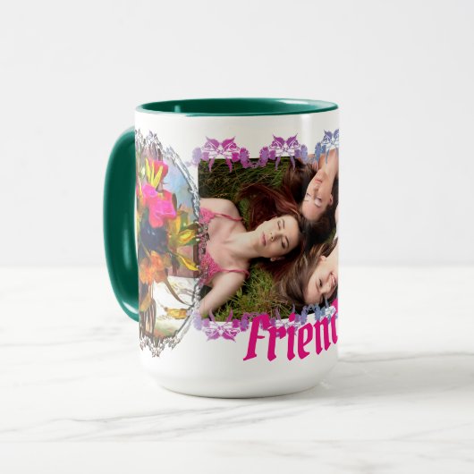 Liebe & Freunde Blume PM0001 Tasse (Vorderseite Links)