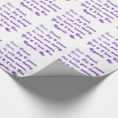 "Liebe Freunde" Feierliche Hochzeit Gruß Geschenkpapier (Ecke)