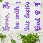 "Liebe Freunde" Feierliche Hochzeit Gruß Handtuch (Gefaltet)