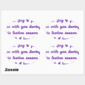 "Liebe Freunde" Feierliche Hochzeit Gruß Ovaler Aufkleber (Blatt)