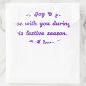 "Liebe Freunde" Feierliche Hochzeit Gruß Ovaler Aufkleber (Tasche)