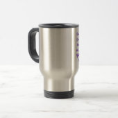 "Liebe Freunde" Feierliche Hochzeit Gruß Reisebecher (Vorderseite Links)
