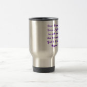 "Liebe Freunde" Feierliche Hochzeit Gruß Reisebecher (Mittel)