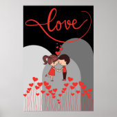 Liebe, Freundin, Freund Poster (Vorne)