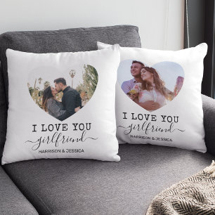 Liebe Freundin Herz Foto Kissen