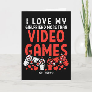 Liebe Freundin Mehr Videospiel Lustiges Valentinst Karte