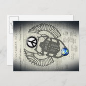 Liebe-Frieden 2015 Postkarte (Vorne/Hinten)