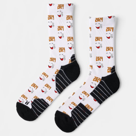 Liebe Frieden 2024 Socken (Links)