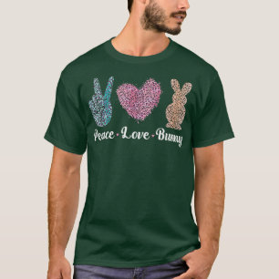 Liebe Frieden Bunny Women Kinder Ostern Kleinkind T-Shirt