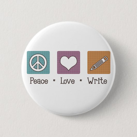 Liebe Frieden Button (Vorderseite)
