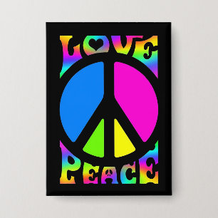 Liebe Frieden Button