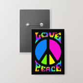 Liebe Frieden Button (Vorderseite/Rückseite)