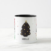 Liebe, Frieden, Freude und Weihnachtsbaum Tasse (Zentrum)