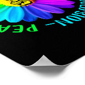 Liebe Frieden Freundlichkeit Einbindung Frieden un Poster (Ecke)