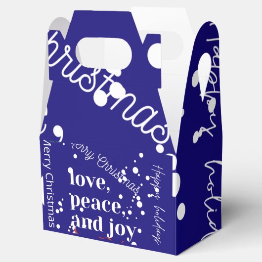 Liebe, Frieden, Geschenkschachtel (Geöffnet)