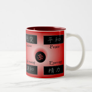 Liebe Frieden Harmonie Energie Kaffeetasse