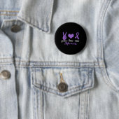 Liebe Frieden Heilung Heimerheimers Awareness Fami Button (Beispiel)