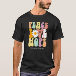 Liebe Frieden Hoffnung 15q Löschung Bewusstsein T-Shirt