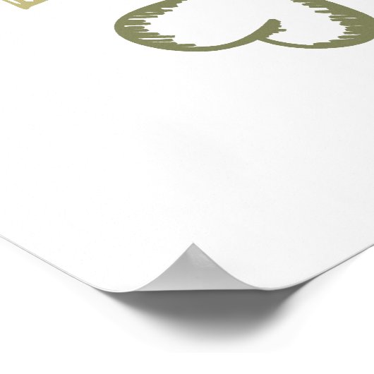 Liebe, Frieden, Hoffnung, Freude Poster (Ecke)