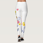 Liebe Frieden. Leggings (Rückseite)