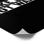 Liebe Frieden machen, nicht Krieg Weltfriedensmänn Poster (Ecke)