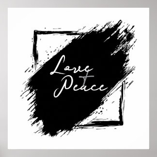 Liebe & Frieden Poster & Drucke