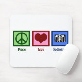 Liebe Frieden Radiologie Mousepad (Mit Mouse)