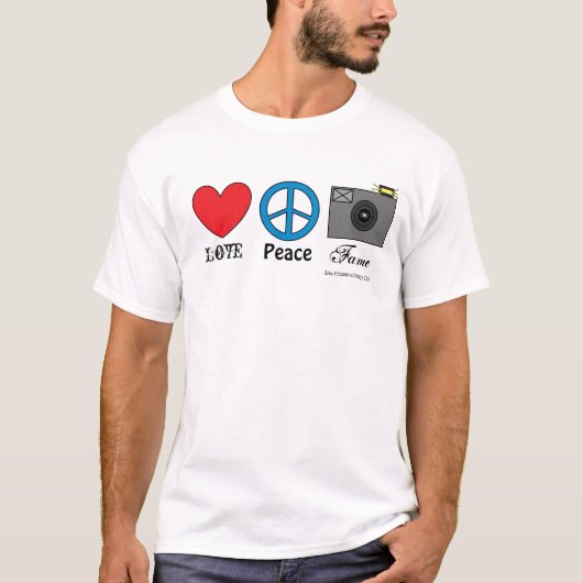 Liebe, Frieden, Ruhm T-Shirt (Vorderseite)