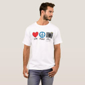 Liebe, Frieden, Ruhm T-Shirt (Vorne ganz)