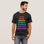 Liebe, Frieden... T-Shirt (Vorne ganz)