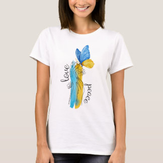 Liebe, Frieden Ukraine T-Shirt
