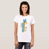 Liebe, Frieden Ukraine T-Shirt (Vorne ganz)