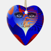 Liebe, Frieden und Einheit _ Keramikornament (Rechts)