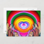 Liebe, Frieden und Einheit_ Postkarte (Vorne/Hinten)