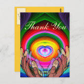 Liebe, Frieden und Einheit_ Postkarte (Vorne/Hinten)