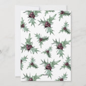 Liebe Frieden und Freude Foto Heilige Weihnachten (Rückseite)