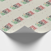 Liebe, Frieden und Freude Geschenkpapier (Ecke)