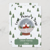 Liebe Frieden und Freude Weihnachten (Vorne/Hinten)