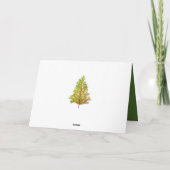 Liebe, Frieden, Weihnachtskarte Feiertagskarte (Rückseite)