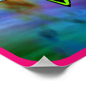 Liebe-, Friedens- und Musikposter Poster (Ecke)