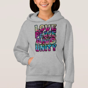 LIEBE FRIEDENSEINHEIT. HOODIE