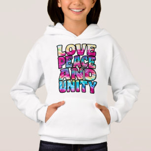 LIEBE FRIEDENSEINHEIT. HOODIE