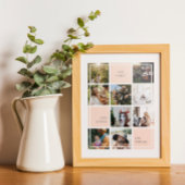 LIEBE & FRIEDENSFAMILIE FOTO COLLAGE POSTER UND DR