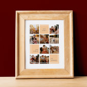 LIEBE & FRIEDENSFAMILIE FOTO COLLAGE POSTER UND DR