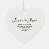 Liebe FRIEDENSfreude-Frucht des Geistes Keramikornament (Hinten)