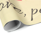 Liebe Friedensfreude Geschenkpapier (Rolleneckpunkt)