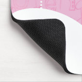 Liebe-Friedenshoffnungs-Wal Mousepad (Ecke)