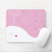 Liebe-Friedenshoffnungs-Wal Mousepad (Mit Mouse)