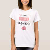 Liebe - FriedensinSPIRATION T-Shirt (Vorderseite)