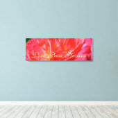Liebe Friedensnährende Leinwand Rose Kunstdrucke (Insitu (Holzboden))